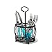Spectrum Diversified Leaf Silverware Caddy, Black