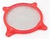 UV Red Stainless/Plastic 2-piece Fan Filter Kit for 80mm Cooling Fan