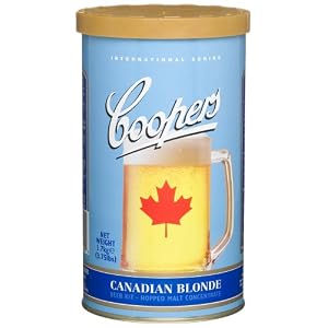 Coopers Canadian Blonde Beer Kit, Hopped Malt Concentrate, 3.75-Pound Can