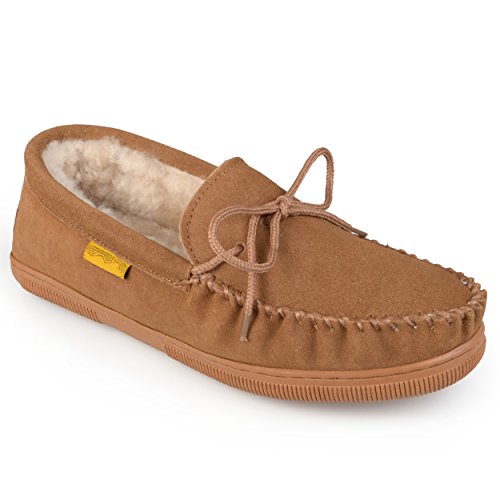 Brumby Mens Moccasin Sheepskin Slipper