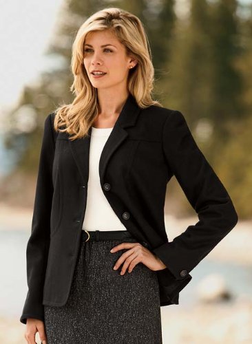 Seamed Wool-blend Jacket