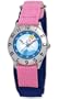 Disney Kids' D040S503 Cinderella Time Teacher Pink Velcro Watch