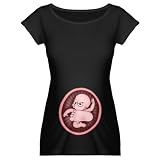 Baby Kick Maternity Dark T-Shirt