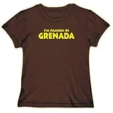 T-Shirt Womens Brown  I'M FAMOUS IN Grenada  ulo no encontrado