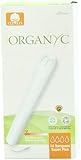 ORGANYC Hypoallergenic 100% Organic Cotton Internal Tampons with Applicator, SUPER PLUS, 14-count Box
