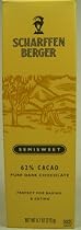 Scharffen Berger Semisweet 62% Cacao Baking Chocolate Bar 9.7oz.
