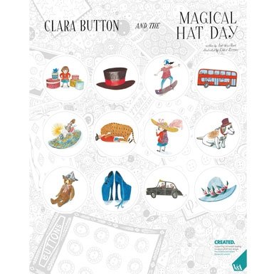 Clara Button Stickers||EVAEX