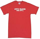 Give Blood Ride ATV's Kids T Shirt In 5 Colors 3T-Red Give Blood Ride ATV's Kids T Shirt In 5 Colors 3T-Red