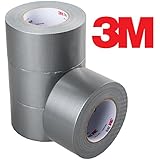 4 Rolls Contractor Grade Silver Duct Tape