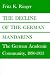 The Decline of the German Mandarins: The German Academic Community, 1890-1933