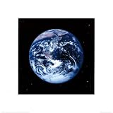 The Earth Astronomy & Space Art Poster Print, 16x16 The Earth Astronomy & Space Art Poster Print, 16x16
