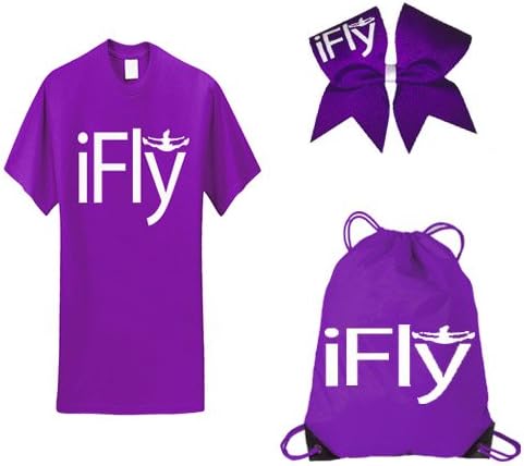 Purple iFly Camp ComBow-White Print