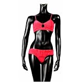 Yves Saint Laurent Hot Pink Spaghetti Strap 2pc. Bikini - (Size: Small / 6)