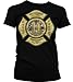 September 11th Firefighters Emblem, 10 Years Never Forget T-shirt, 9-11 Memorial Juniors Shirt
