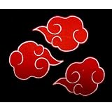 NARUTO: Akatsuki Patches (Small 3 pieces)