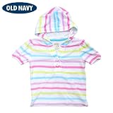 OLDNAVY(オールドネイビー) パイル・フード付きカバーアップ ストライプ