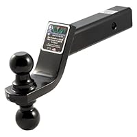 Curt Manufacturing 45643 Reversible Ball Mount With 1 7/8 In and 2 In Balls