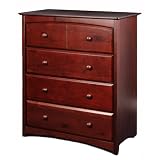 Stork Craft Beatrice Four Drawer Chest in Cherry by Stork Craft