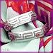 14K White Gold Lady's Greek Key Wedding Band