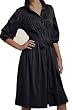 Clearance: Robert Rodriguez Classic Pintuck Dress in Black