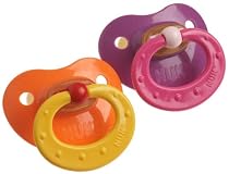 NUK Fashion Latex BPA Free Pacifier, Size 3, 2 Pack, Colors May Vary
From NUK
