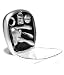 Metrokane Rabbit Wine Opener Gift Set, Silver
