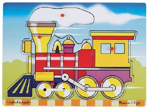 Childrens Toyshop  Toys : First Train Peg Puzzle