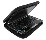 4158GBZ5xqL. SL160  rooCASE Netbook Memory Foam Case for Lenovo Ideapad S10 3 0647 37U 10.1 Inch Netbook Cherry Red (Faux Leather   Black)