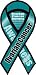 Ovarian Cancer Awareness 8 Ribbon Car Magnet