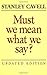 Must We Mean What We Say?: A Book of Essays