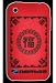 Dermis GLC002 iPhone 3G Good Luck Charm Skin Case- Red-Black