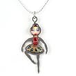 Ballet Dancer Necklace from the Artazia Collection #258 GN ONK