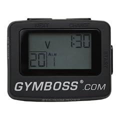 Gymboss Intervall-Timer /Stoppuhr mit gummierter Oberfl�che, Schwarz