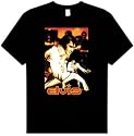 Elvis Presley SHOWMAN Classic Adult Black T-shirt
