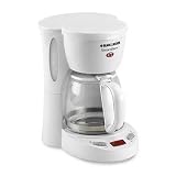 Black & Decker DCM575 5-Cup Programmable Coffeemaker, White