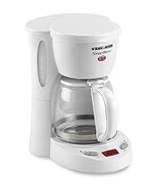 Black & Decker DCM575 5-Cup Programmable Coffeemaker, White