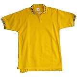 Mens Meccasso Ax-Celerator Zip Polo-Yellow