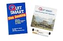 Stop Smoking Kit: Quit Smart Stop Smoking Guide, Hypnosis Quit Smoking Audio CD, and Cigarette Substitute