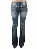 Miss Me Jeans Crystal Pocket Bootcut In MK69