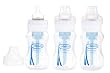 Dr. Brown's BPA Free Polypropylene Natural Flow Wide Neck Bottle, 8 oz - 3-Pack