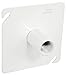 4 Inch Square Stationary White Fixture Hanger For 1-1/4 Inch Conduit-2 per case
