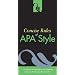Concise Rules of APA Style (Concise Rules of the American Psychological Association (APA) Style)