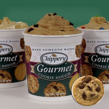 Chippery Gourmet Chocolate Chunk Cookie Dough - Two 3 lb. Tubs by Chippery