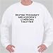 Beating Pregnancy and Hodgkin's Lymphoma Together Sweatshirt