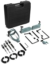 Hot Sale DELTA 17-924  Mortising Attachment with 1/4 Inch, 5/16 Inch, 3/8 Inch, and 1/2 Inch Chisel and Bit Sets