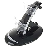 Blue Light Dual Controller USB Charging Cradle/Dock for PS3