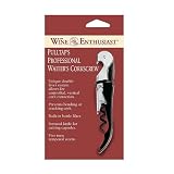 Wine Enthusiast Pulltaps Professional Waiters Corkscrew- Black