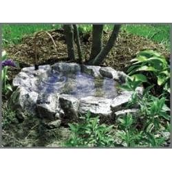 Winged Aquatics Natures' Spring Bird Bath With Dripper by 