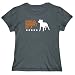 T-Shirt Womens Dark Silver " PROUD PARENT OF A Staffordshire Bull Terrier EMBROIDERY " Dogs