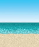Ocean & Beach Backdrop Party Accessory (1 count) (1/Pkg)